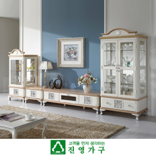 더제인 엔틱 거실장 세트-A타입(1500거실장 포함)-     (배송비 별도)  (거실장/TV장/신발장)