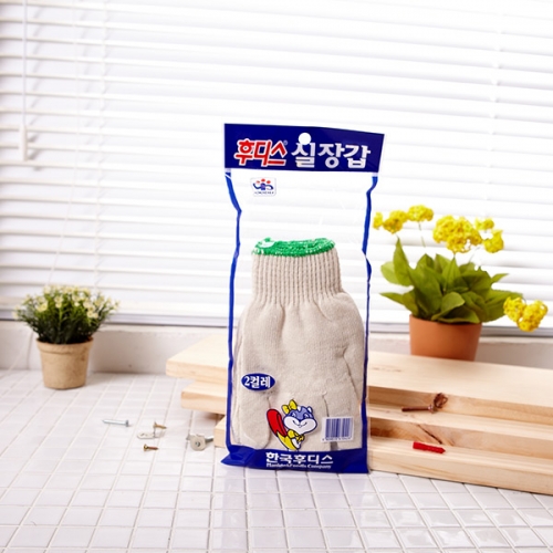 후디스 실장갑(면장갑) 2p  (안전화/장갑/안전복)
