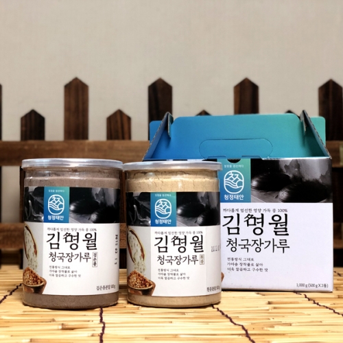 김명월 검정콩 청국장가루1kg  (조미료/분말류)