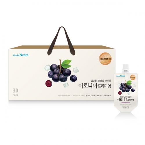 천호엔케어 강인한 보라빛 생명력 아로니아 프리미엄 80mlx30개입  (과즙음료)