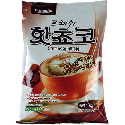 대호 프리미엄 프레쉬 핫초코 1Kg(자판기용)  (차/티백/코코아)