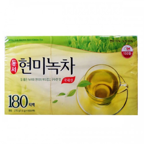 동서현미녹차 180T(270g)  (차/티백/코코아)