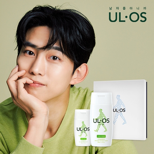 [우르오스★Hit]올인원 2종세트 (중건성)/스킨밀크200ml+스킨밀크 60ml(고급선물박스+쇼핑백포함)  (남성화장품세트)