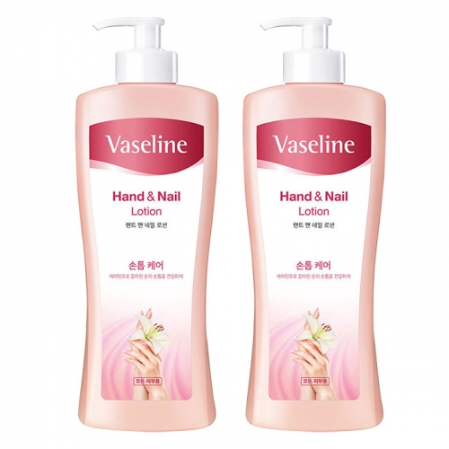 애경 바세린 핸드&네일 로션 450ml*2개묶음  (바디로션/크림/핸드/풋케어)