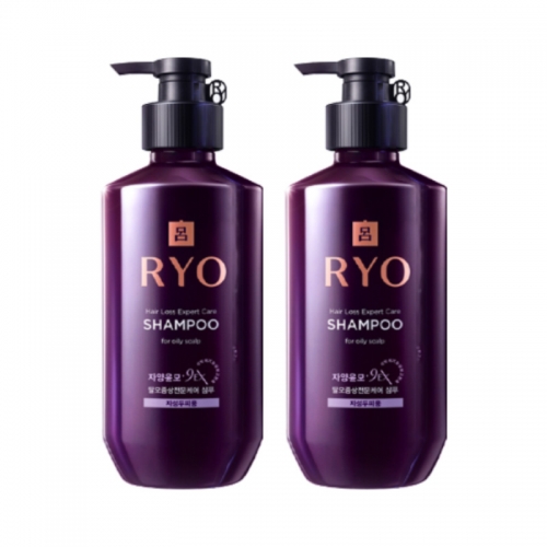 려 자양윤모 탈모방지 샴푸 지성 400ml*2개묶음  (샴푸/린스/트리트먼트)