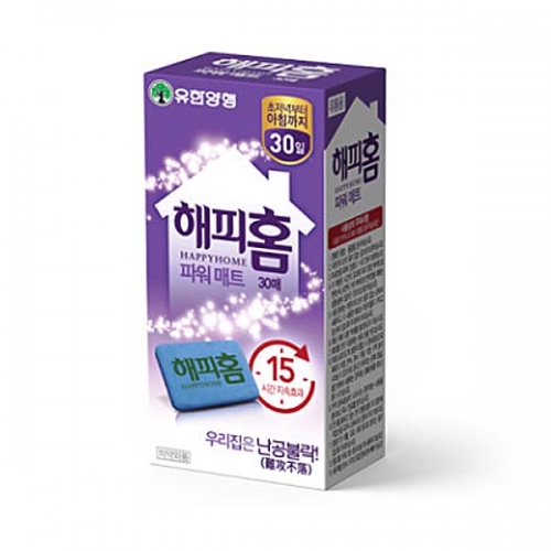 해피홈 파워매트 리필 30매  (모기/벌레기피/방충제)