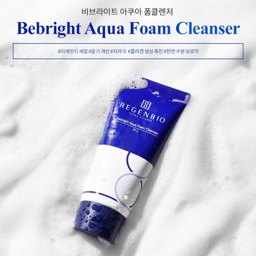 [리젠바이오] 비브라이트 아쿠아 폼클린저 80ml, RBD002  (클렌징/필링)