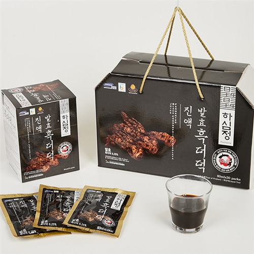 [HAPPY ONE] 강원도 발효시킨 흑더덕 진액 80mlx30포  (차/티백/코코아)
