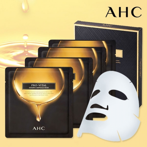 AHC 프로바이탈골든앰플마스크팩4매  (마사지/마스크/팩)