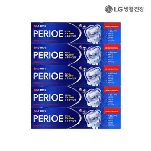 LG생활건강 페리오 뉴후레쉬 알파 170g x 5개  (면도용품/기타이미용품)