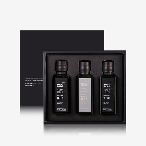 [쿠엔즈버킷] 참기름.들기름.생들기름 100ml 세트  (식용유/참기름/오일류/시럽)