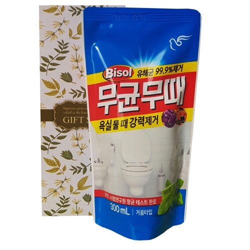 무균무때 욕실용300ml-1p  (욕실/변기청소용품)