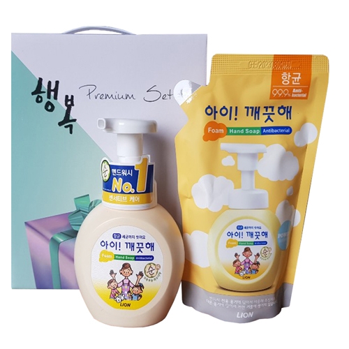 아이깨끗해 순2종세트  (핸드워시/립케어/선크림)