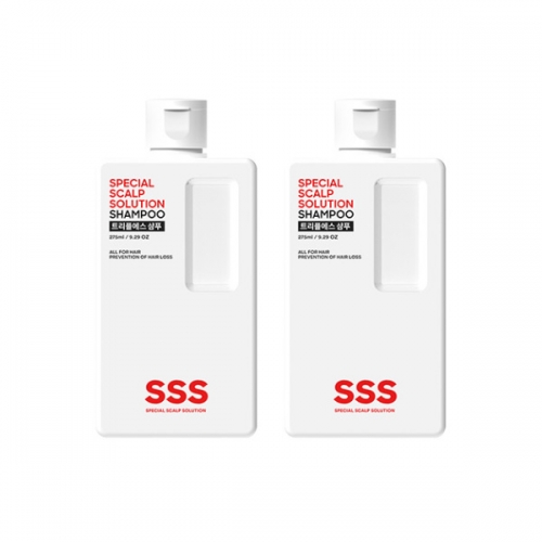 트리플에스 약산성 탈모샴푸 275ml X 2개 + 증정 샘플1매  (샴푸/린스/트리트먼트)