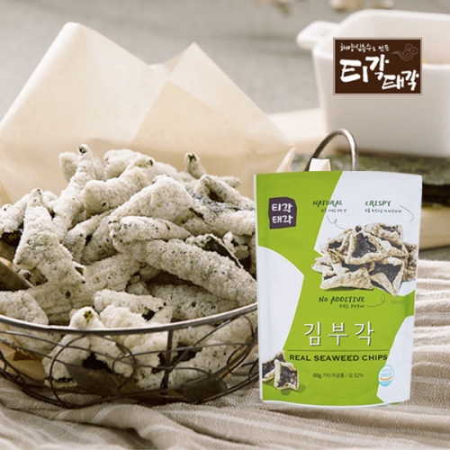 [티각태각] 속초명물! 해양심층수로 맛을 낸 부각 모음(60g)  (과자/껌/스낵류)
