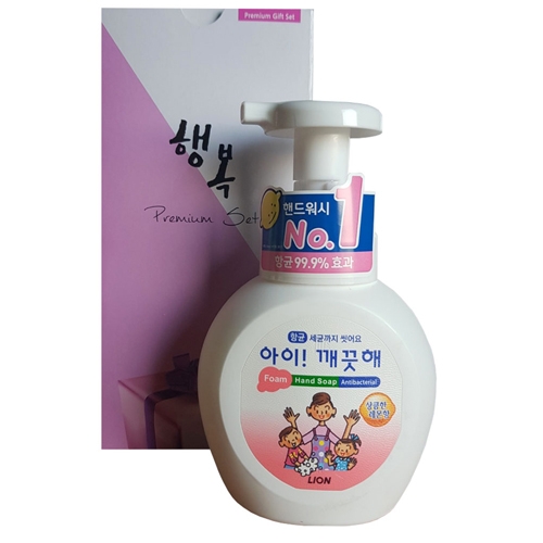 아이깨끗해 레몬250ml-1p세트  (핸드워시/립케어/선크림)