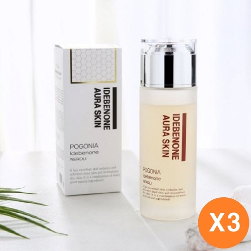 포고니아 이데베논 미백 주름개선 에센스 스킨 100ml 3개  (기능성화장품)