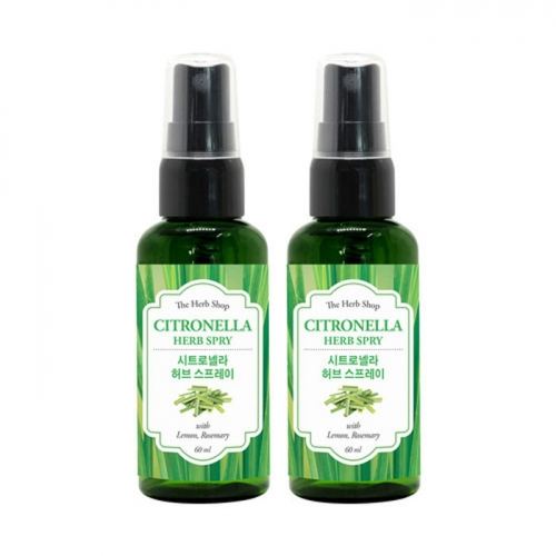 더허브샵_시트로넬라 바디 스프레이 60ml+60ml  (바디오일/스크럽/솔트)