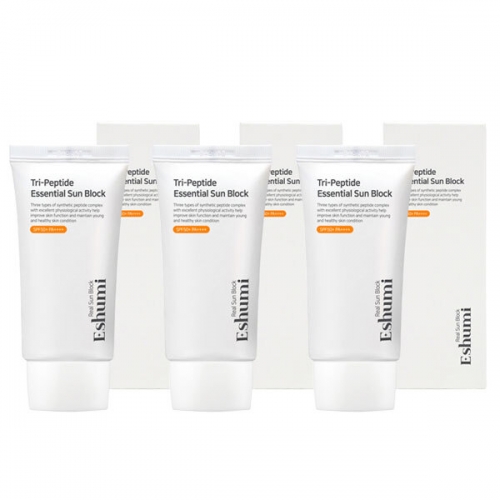 [Eshumi] 애슈미 트리 펩타이드 에센셜 SPF50+ PA++++ 톤업 선블록 50g x 3개  (바디/아이/립/헤어/선케어)