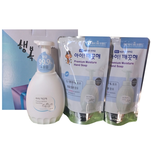 아이깨끗해 프리미엄 힐링코튼3종  (선물세트/여행키트)