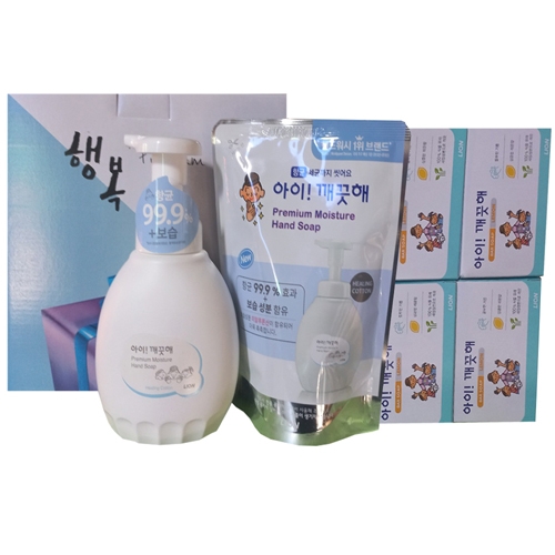 아이깨끗해 프리미엄 힐링코튼 기획세트  (선물세트/여행키트)
