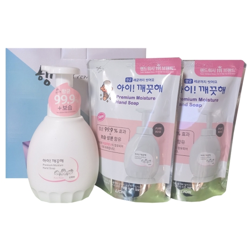 아이깨끗해 프리미엄 퓨어로즈3종  (선물세트/여행키트)