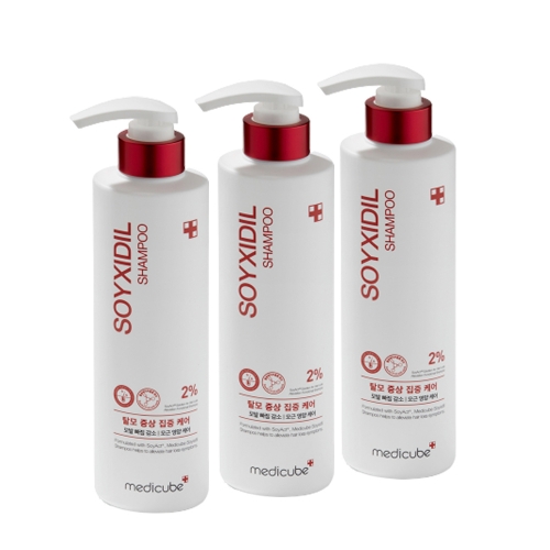 메디큐브 소이시딜 샴푸 490ml x 3개  (샴푸/린스/트리트먼트)