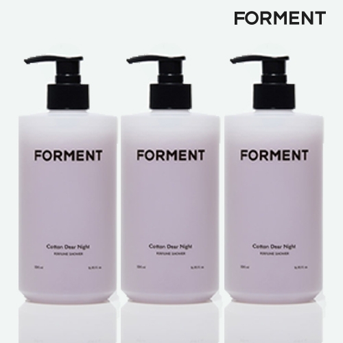 포맨트 퍼퓸 샤워 코튼 디어 나잇 500ml x 3개  (샤워/바디워시)