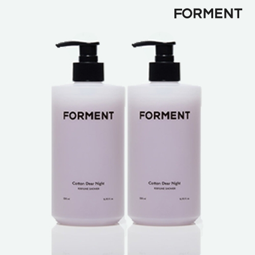 포맨트 퍼퓸 샤워 코튼 디어 나잇 500ml x 2개  (샤워/바디워시)