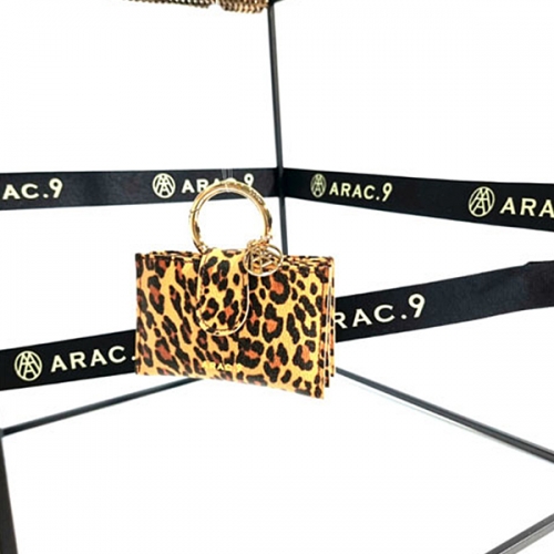 아라크나인(ARAC.9) 링포인트 3단 아코디언 카드홀더 타이거카멜  (카드케이스/키홀더/악세서리)