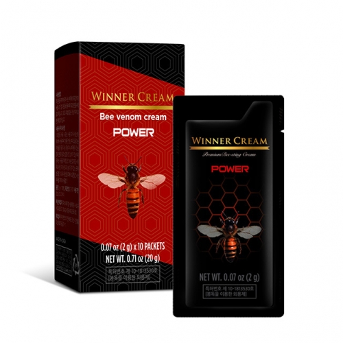 뉴 위너크림파워 특허 봉독 남성크림 2g x 10팩  (보습/크림/청결제)