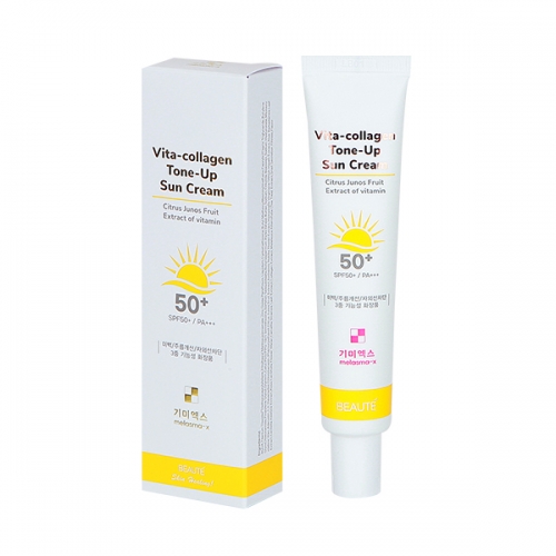 기미엑스 비타콜라겐 톤업 썬크림 SPF50+ PA+++ 45ml  (스킨케어[여성])