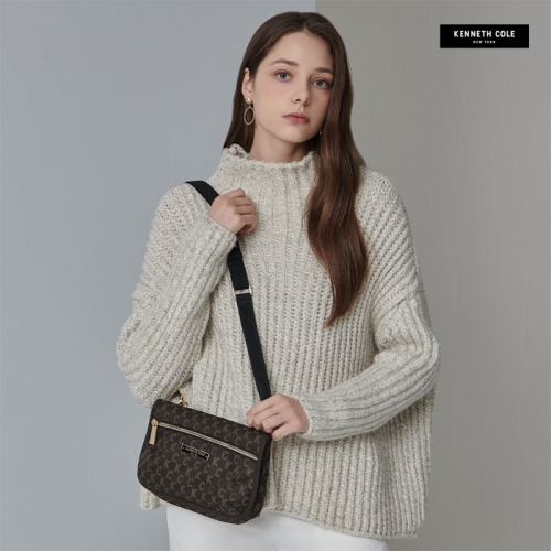 KARLIN CROSS BAG_칼린 크로스백_로고브라운  (크로스백)