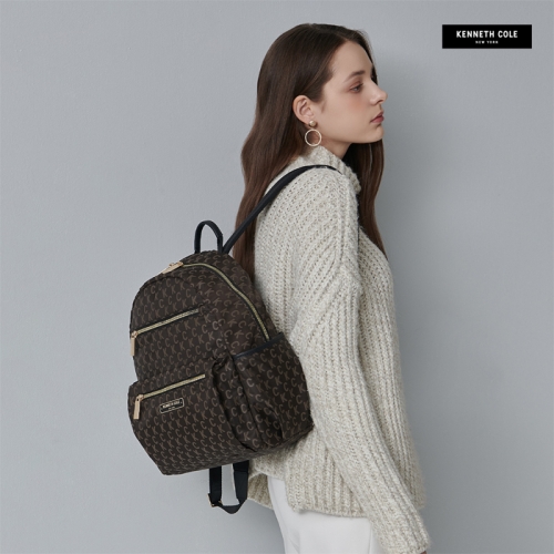 KARLIN BACKPACK_칼린 백팩_로고브라운  (캠퍼스백팩)