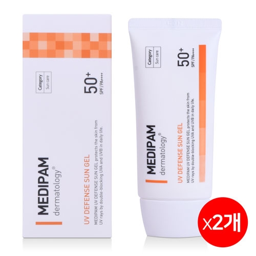 메디팜 유브이 디펜스 선 젤 50g SPF50 PA++++ x 2개  (핸드워시/립케어/선크림)