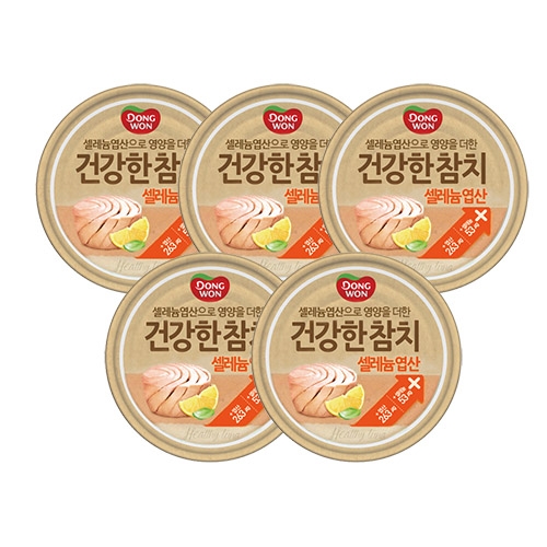 동원 건강한 참치 100g 5개입  (통조림/캔/햄/잼)