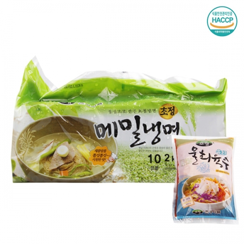 [명家면옥] 물회육수 메밀냉면/10인분 (메밀면2kg+물회육수10팩)  (만두/국수/스파케티/냉면)