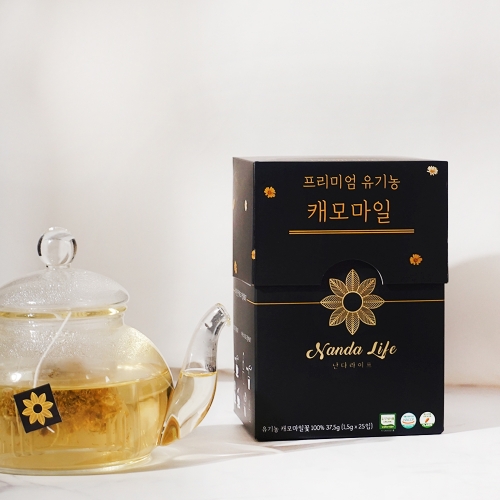 해썹 프리미엄 유기농 캐모마일차 1.5g x 25입  (차/티백/코코아)