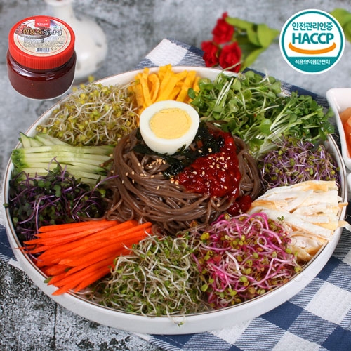 [냉면전문점] 해든막국수10인분+비빔장500g  (즉석밥/간편요리/시리얼)