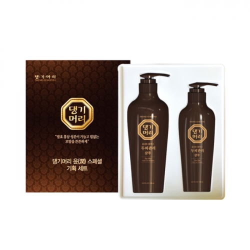 댕기머리 윤 플러스 한빛2호 선물세트 (샴푸500M+300ML)  (선물세트/여행키트)
