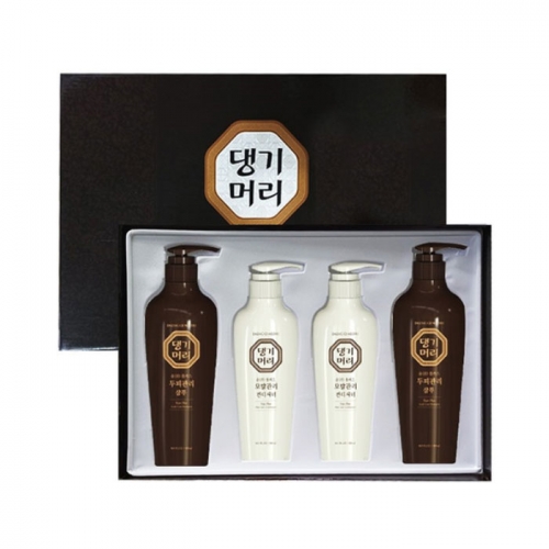 댕기머리 윤 플러스 4종 선물세트 A호(샴푸500ML*2개+컨디셔너300ML*2개) * 5개묶음(1박스)  (선물세트/여행키트)