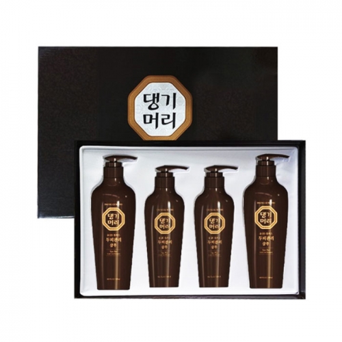 댕기머리 윤 플러스 4종 선물세트 B호(샴푸500ML*2개+샴푸300ML*2개) * 5개묶음(1박스)  (선물세트/여행키트)