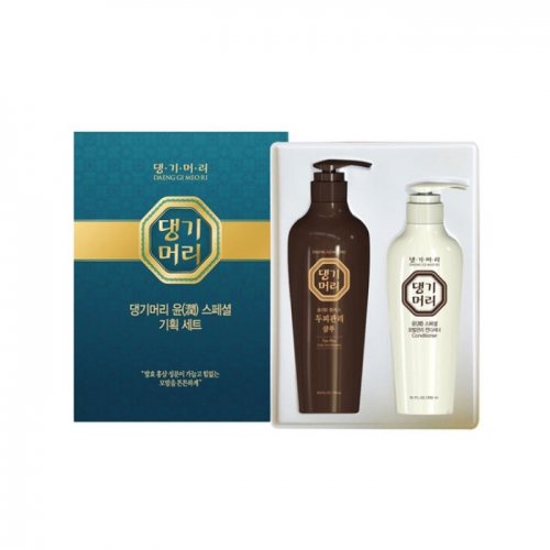 댕기머리 윤 플러스 청명1호 선물세트 (샴푸500ML+컨디셔너300ML) * 10개묶음(1박스)  (선물세트/여행키트)