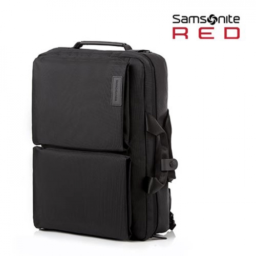 [Samsonite RED] POCHARAA BACKPACK  BLACK DT809001  (캠퍼스백팩)