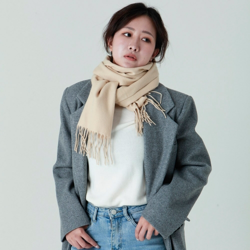 CLAIR&CO 남녀공용 머플러 울터치 목도리 커플 무지  (스카프/머플러/숄)
