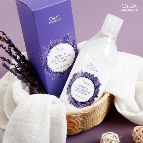 [오일리아] 오브레 시그니쳐 바이올렛 라벤더 바디워시 300ml  (샤워/바디워시)
