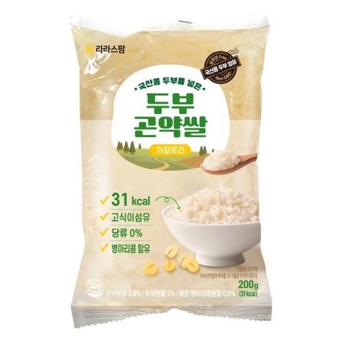 라라스팜 두부곤약쌀 200g 1개  (다이어트)