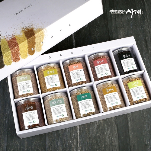 국산 잡곡 10종 선물세트 (종이봉투포함)  (잡곡)
