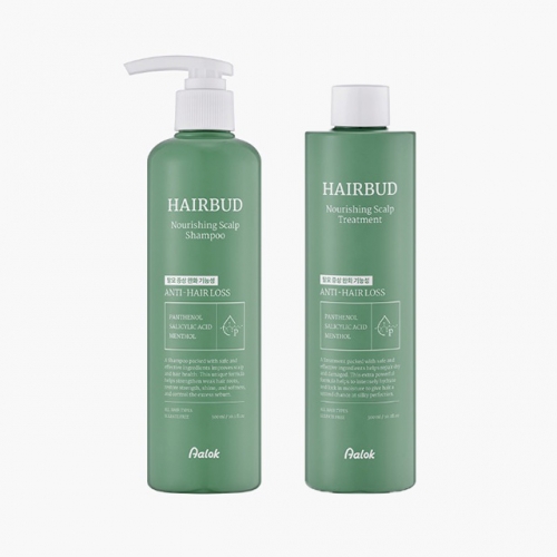 알록 헤어버드 너리싱 스칼프 샴푸 300ml  + 트리트먼트 300ml  (샴푸/린스/트리트먼트)