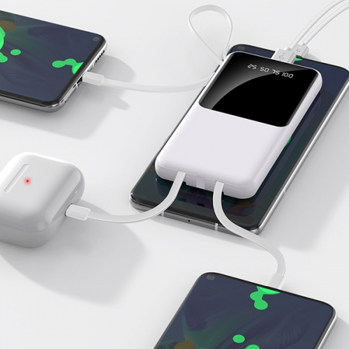 [엑스트라] 볼트 S11 LED 4in1 케이블내장 10000mAh 보조배터리  (충전기/젠더/보조배터리)